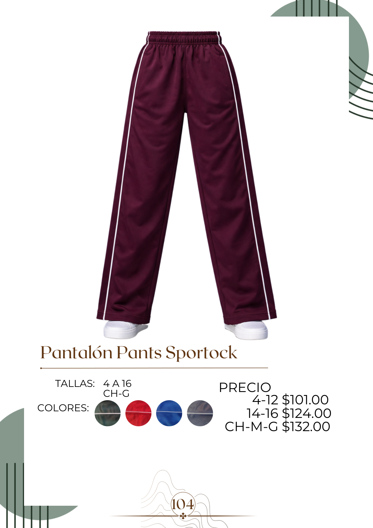 Pantalón Pants Sportock Alt