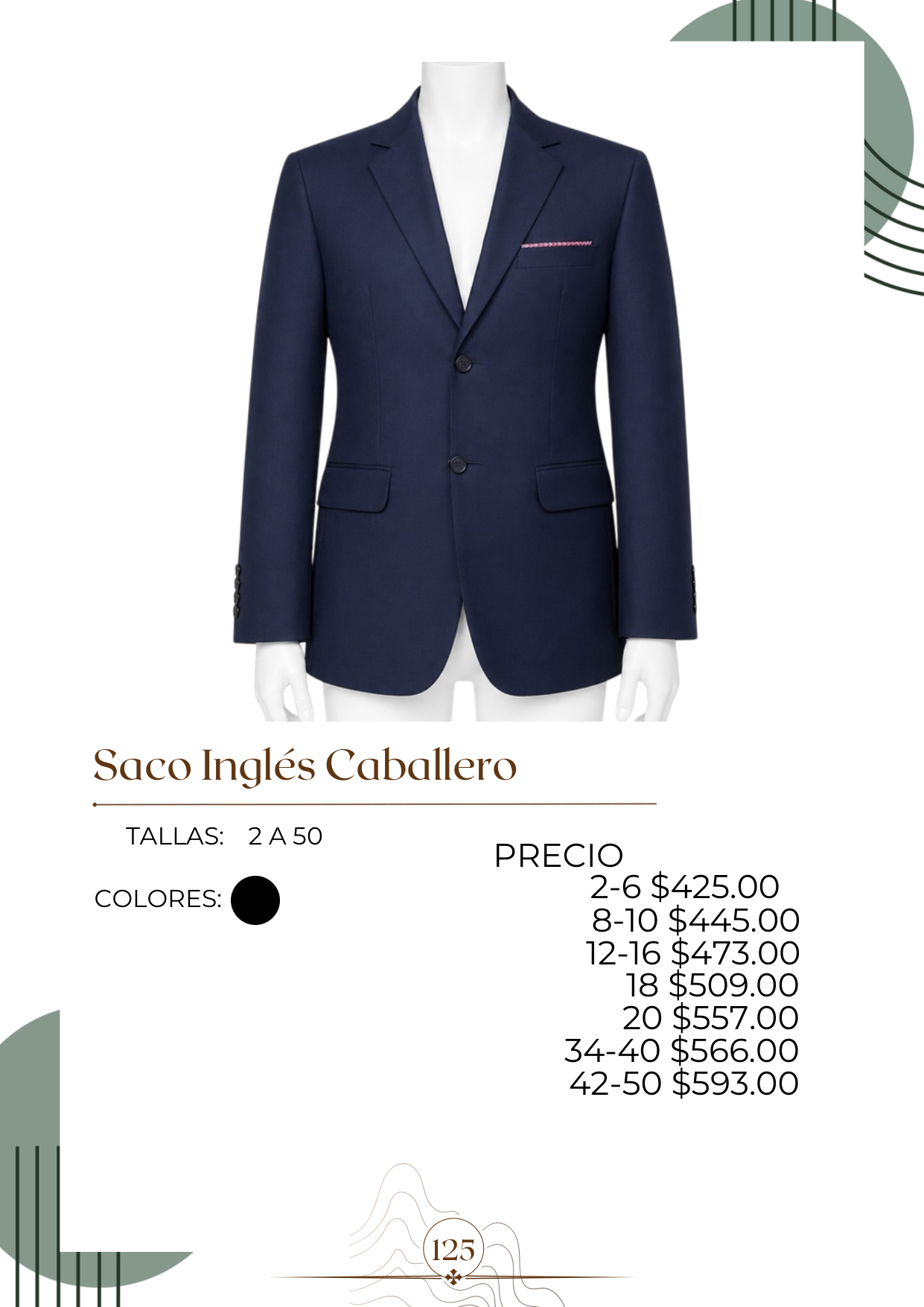 Saco Inglés Caballero Alt