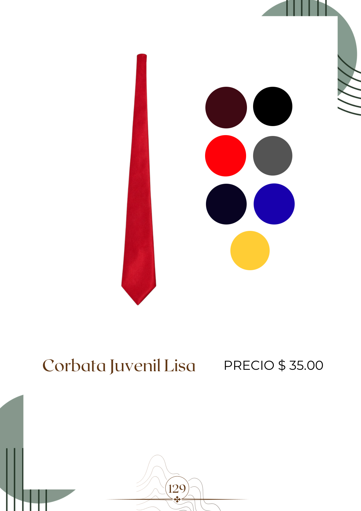 Corbata Juvenil Lisa Alt