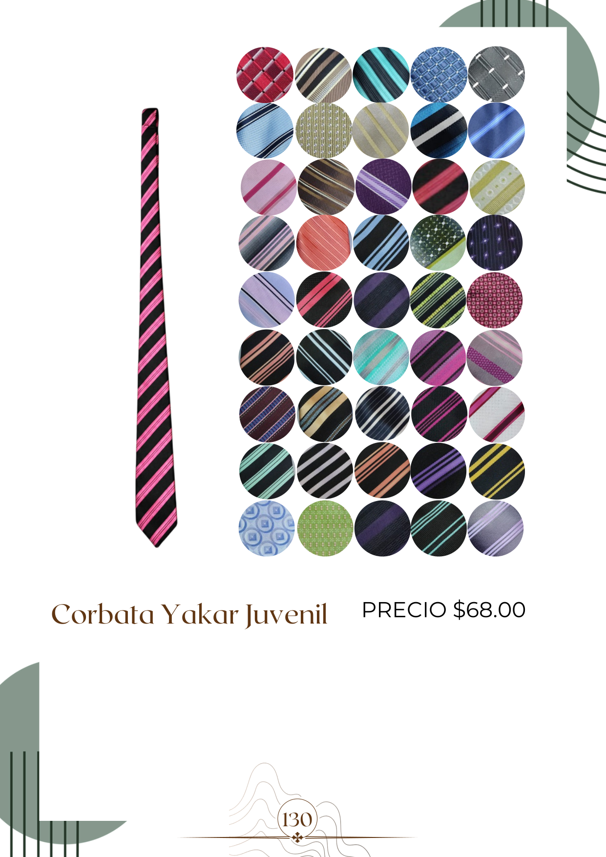 Corbata Yakar Juvenil Alt