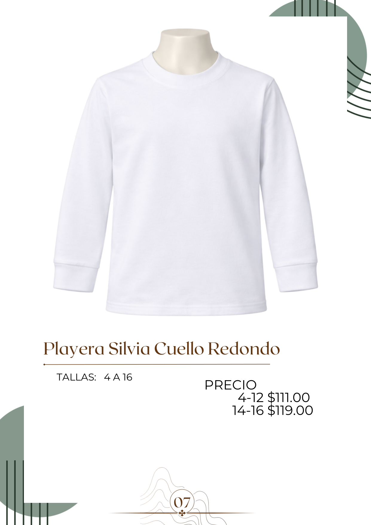 Playera Silvia Cuello Redondo Alt