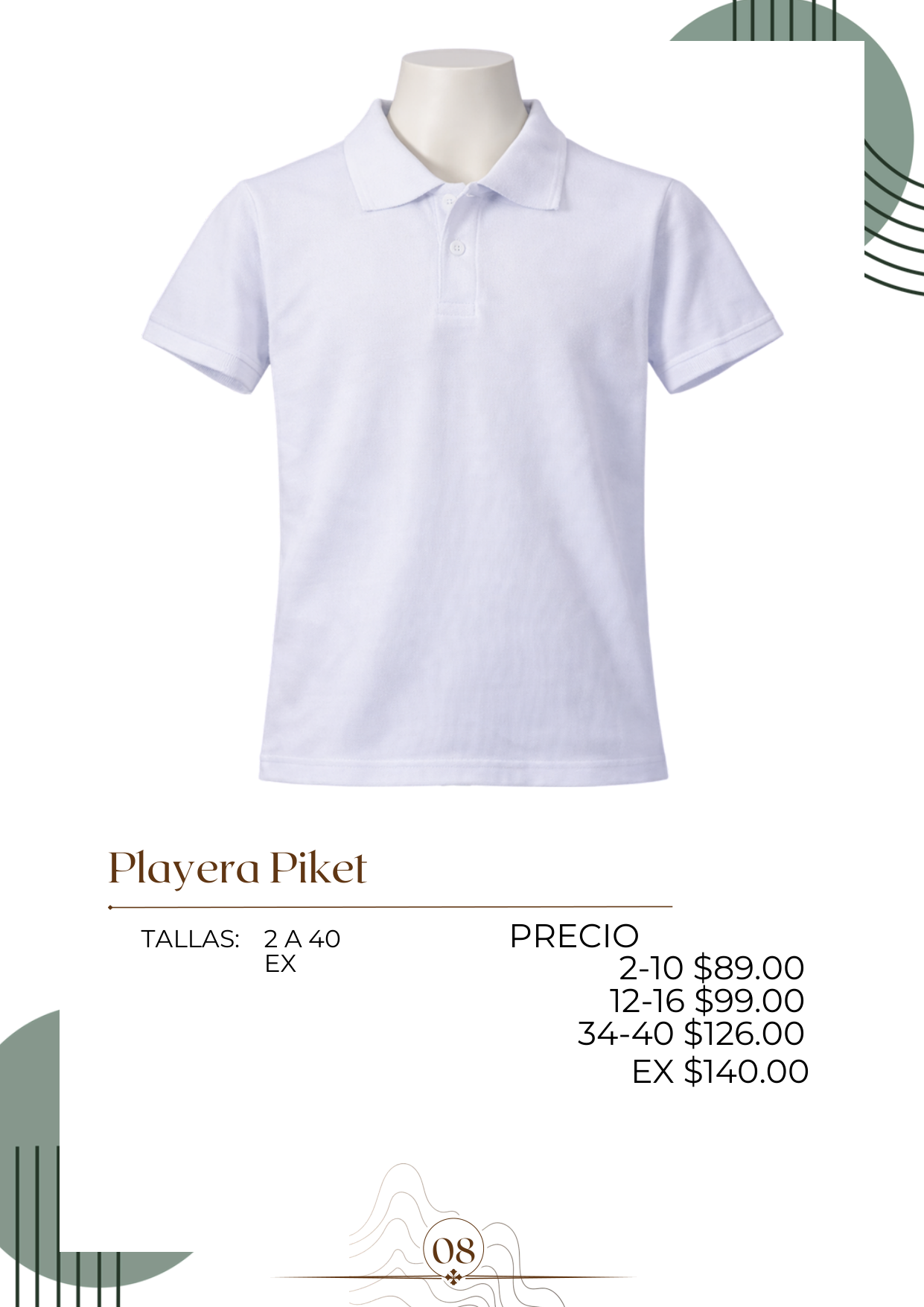 Playera Piket Alt