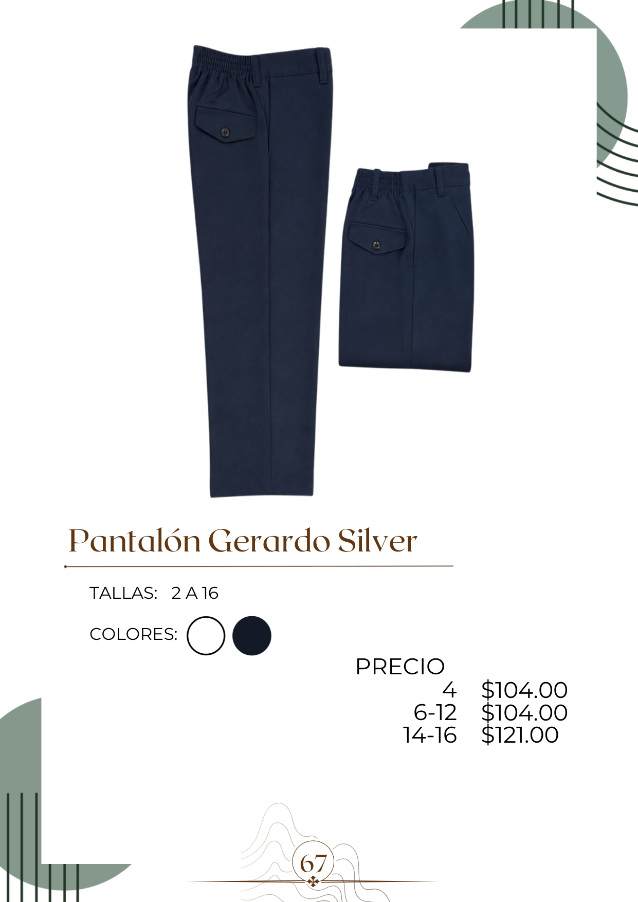 Pantalón Gerardo Silver Alt