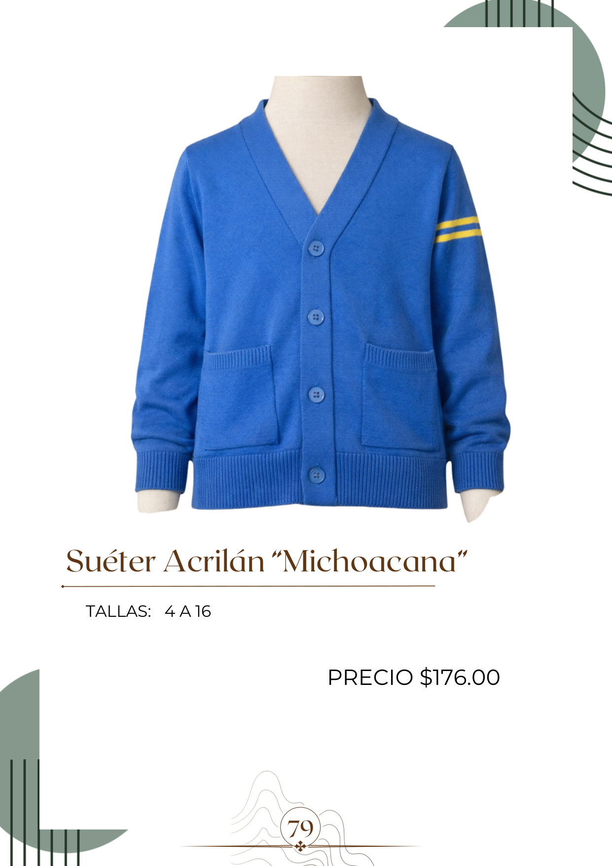 Suéter Acrilán “Michoacana” Alt