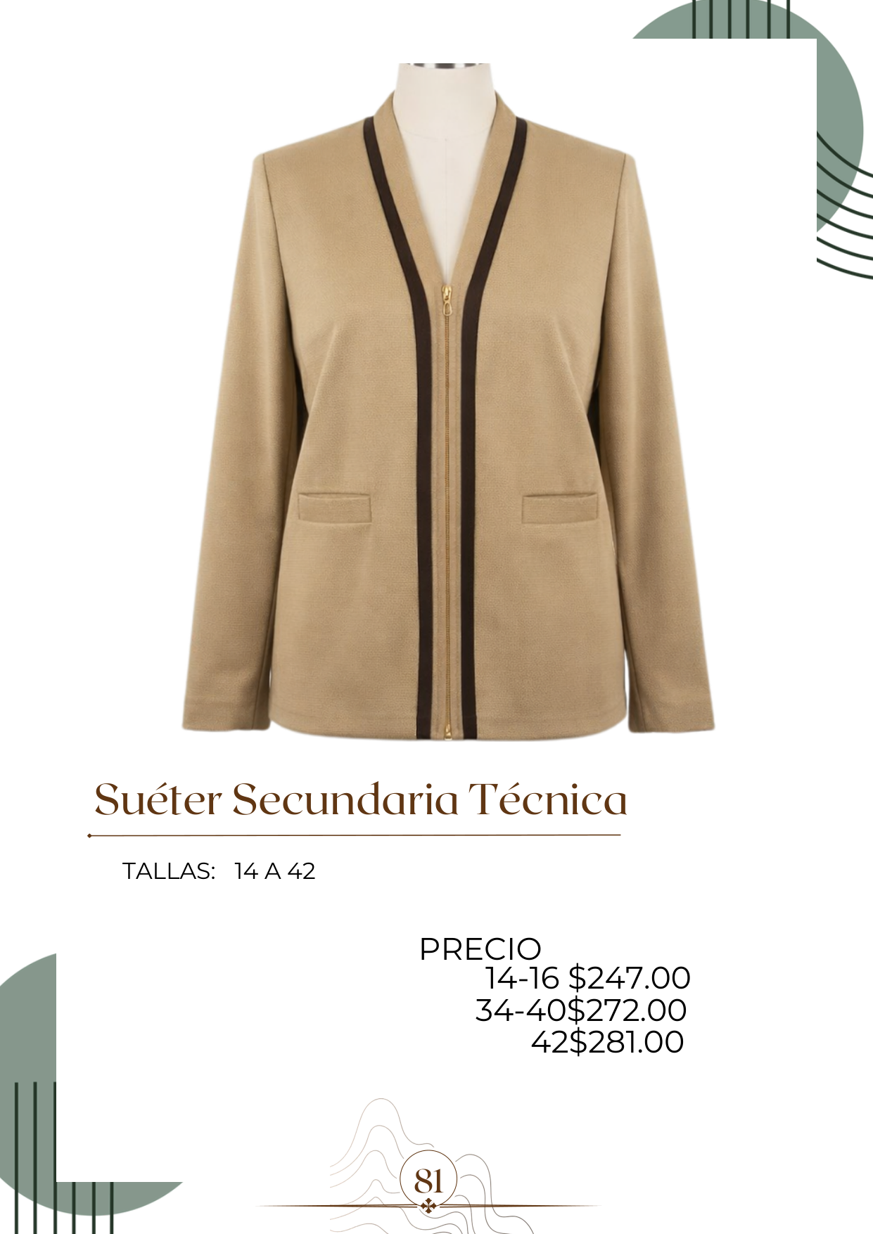 Suéter Secundaria Técnica Alt
