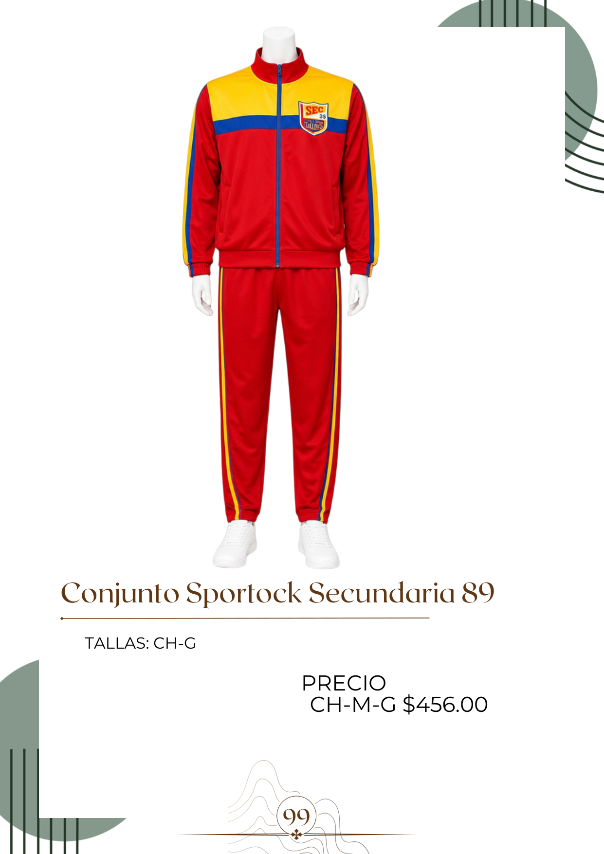 Conjunto Sportock Secundaria 89 Alt