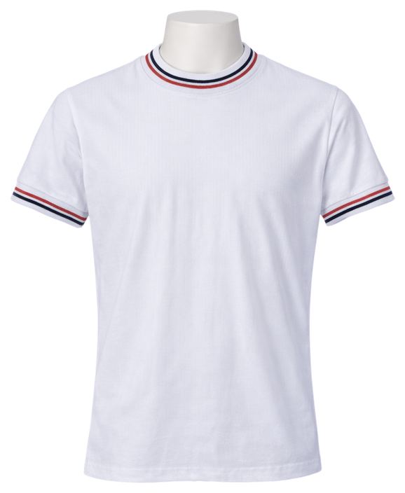 Playera Cuello Redondo Tricolor